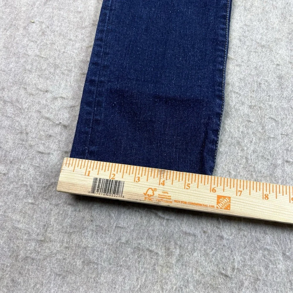 Madewell Jeans Men's 31x32 Blue Skinny Stretch Dark Wash Denim Zip Fly Cone Mill
